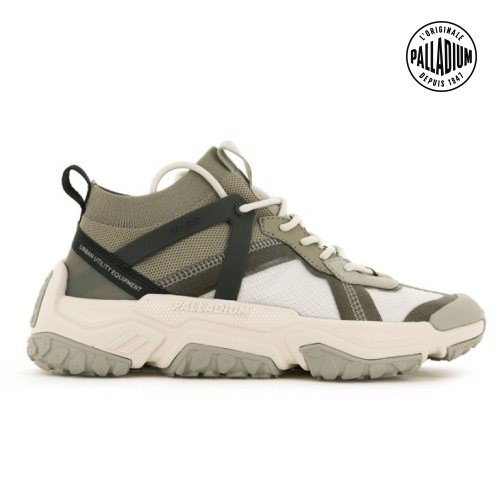 Palladium Off-grid LO Adventure Women's Sneakers Olive | UK E069-QPX